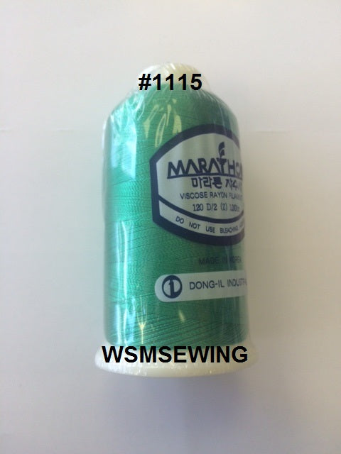 (#1115) Medium Green Standard Embroidery Thread