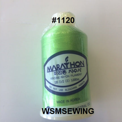 (#1120) Lime Green Standard Embroidery Thread