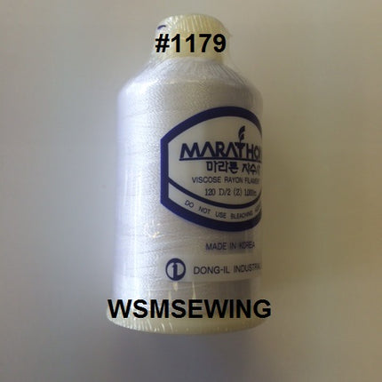 (#1179) White Standard Embroidery Thread