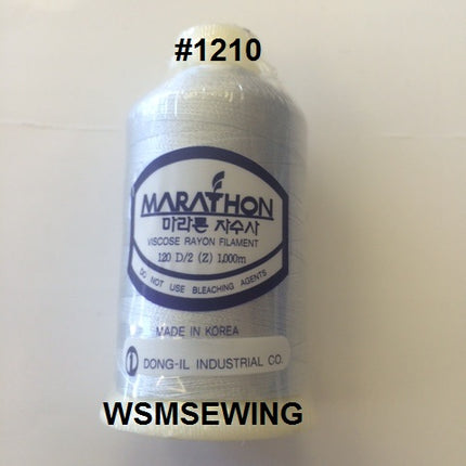 (#1210) Silver Grey Standard Embroidery Thread