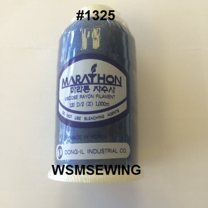 (#1325) Jeans Blue Standard Embroidery Thread