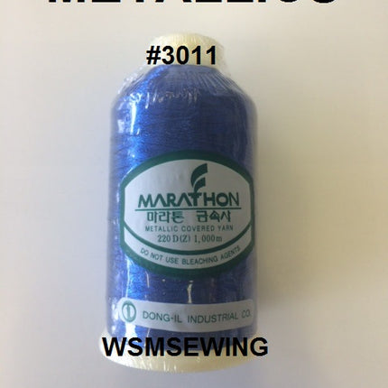 (#3011) Royal Blue Metallic Embroidery Thread