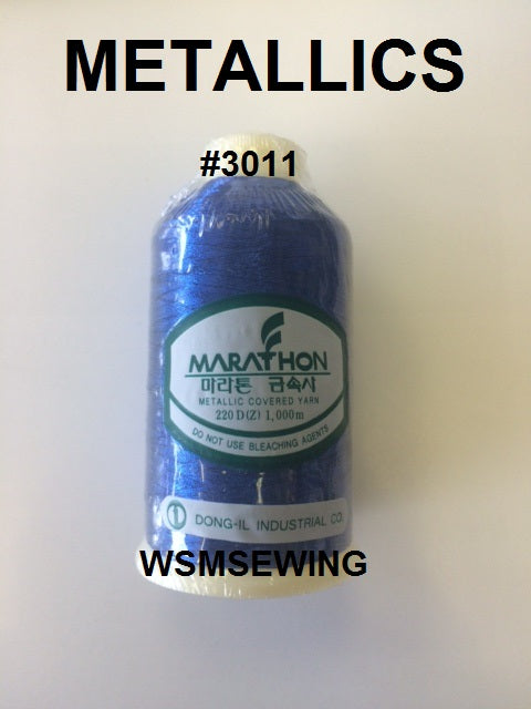 (#3011) Royal Blue Metallic Embroidery Thread