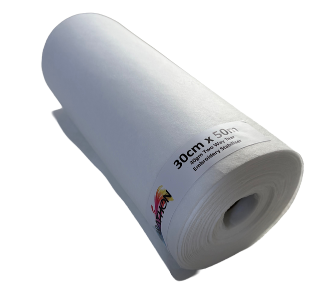 Tear-Away Stabiliser 30cm x 50m White