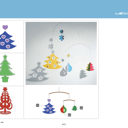 Brother ScanNCut Christmas Decoration Collection CACDCP01