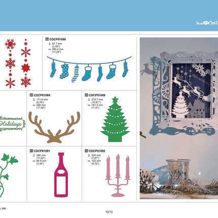 Brother ScanNCut Christmas Decoration Collection CACDCP01