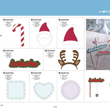 Brother ScanNCut Christmas Decoration Collection CACDCP01