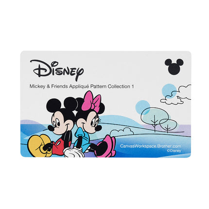 Brother ScanNCut Disney Mickey & Friends Appliqué Design Collection CADSNP03