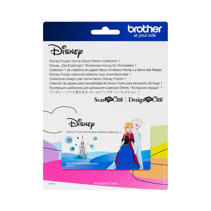 Brother ScanNCut Disney Frozen Home Deco Design Collection CADSNP04