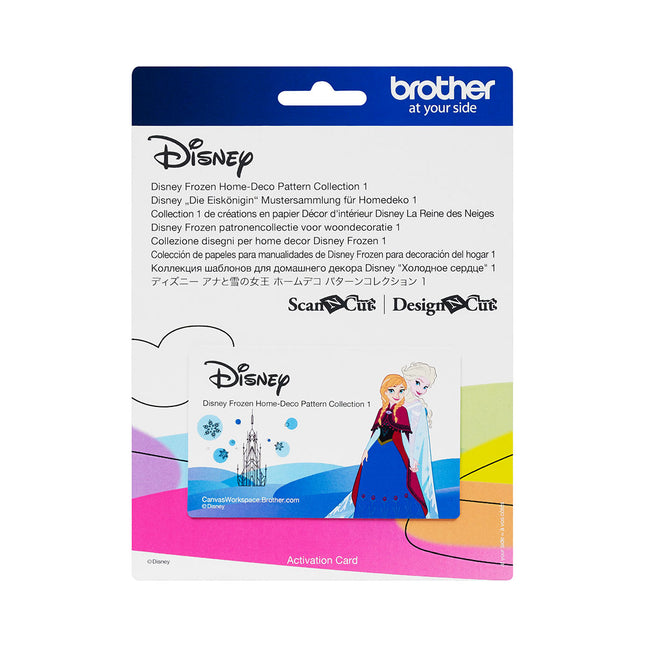 Brother ScanNCut Disney Frozen Home Deco Design Collection CADSNP04