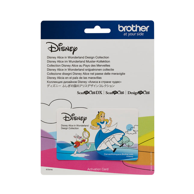Brother ScanNCut Disney Alice in Wonderland Design Collection CADSNP09