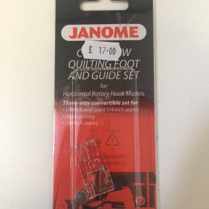 Janome Clear View Quilting Foot and Guide Set