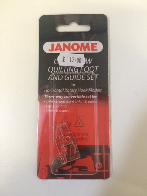 Janome Clear View Quilting Foot and Guide Set