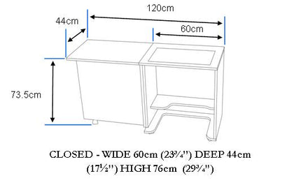 Horn Furniture Cub Plus Sewing Cabinet