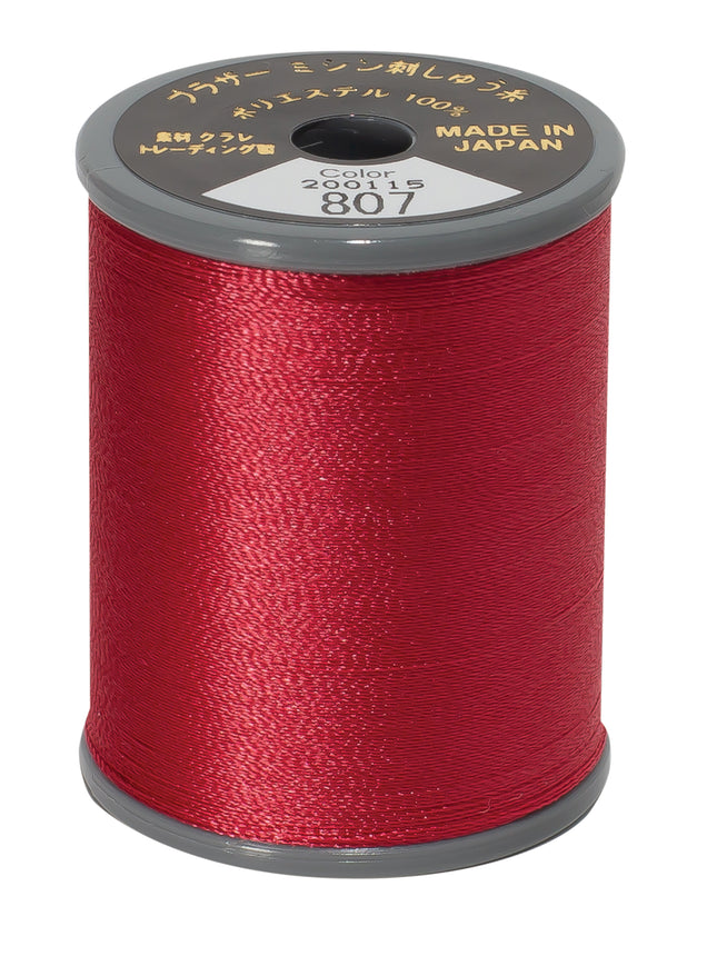Brother Polyester Carmine #807