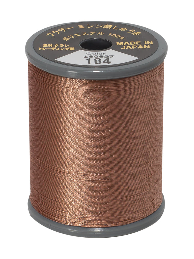 Brother Polyester Dark Coffee #184