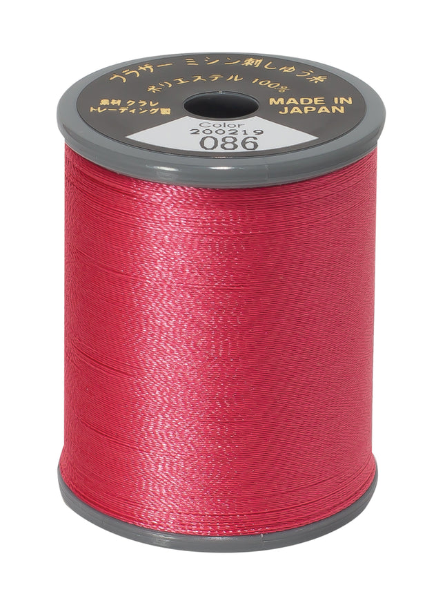 Brother Polyester Deep Rose #086