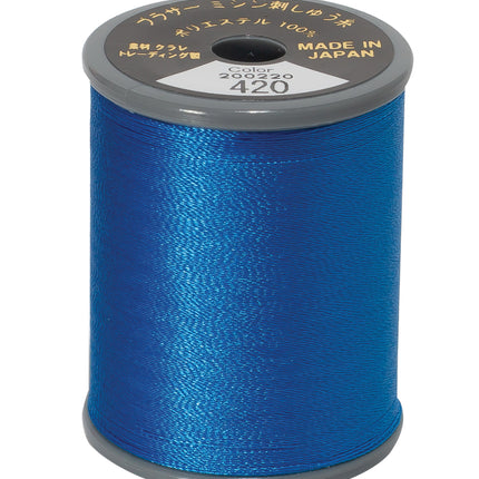 Brother Polyester Electric Blue #420