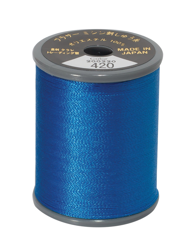 Brother Polyester Electric Blue #420