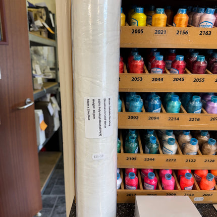 25m Water Soluble Fabric Stabiliser 50cm Wide