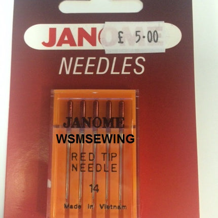 Janome Red Tipped Needles Size 14