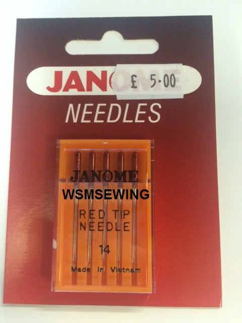 Janome Red Tipped Needles Size 14
