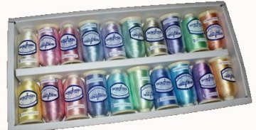 Pack of 20 Pastel Embroidery Threads
