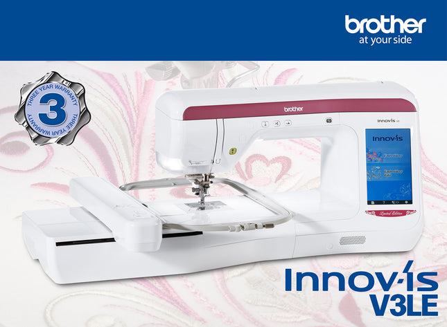 Brother Innov-is V3LE Embroidery Machine - Ex Demo