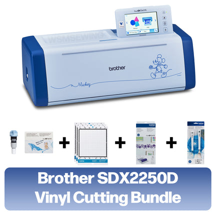 Brother ScanNCut SDX2250D + Vinyl Cutting Bundle
