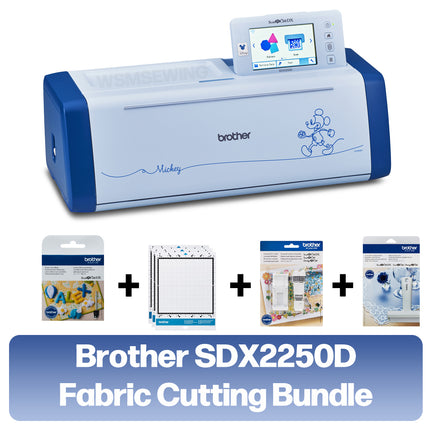 Brother ScanNCut SDX2250D + Fabric Cutting Bundle