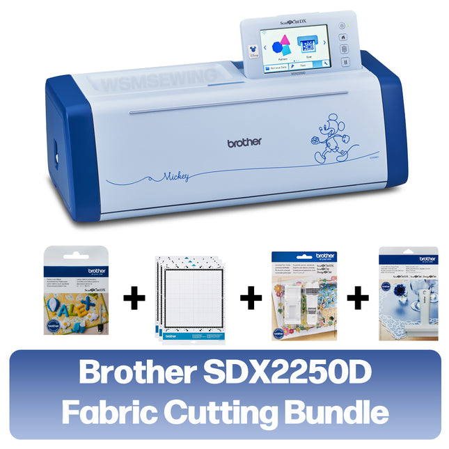 Brother ScanNCut SDX2250D + Fabric Cutting Bundle