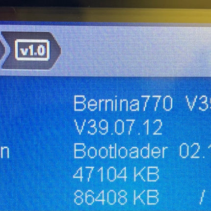Bernina Plus Upgrade 770QE