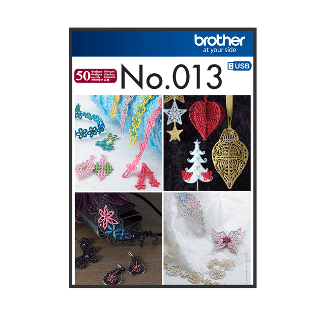 Brother 3D Lace Embroidery Collection BLECUSB13