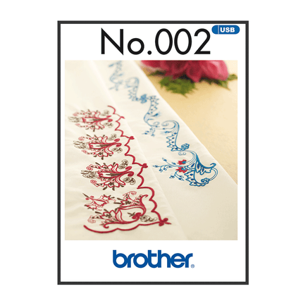 Brother Oriental Border Pattern Embroidery BLECUSB2