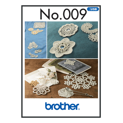 Brother Crochet Style Embroidery Collection BLECUSB9