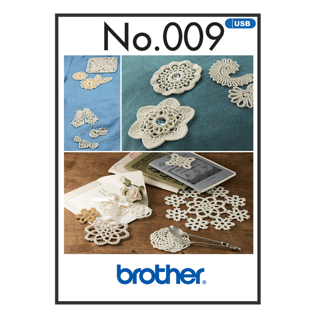 Brother Crochet Style Embroidery Collection BLECUSB9