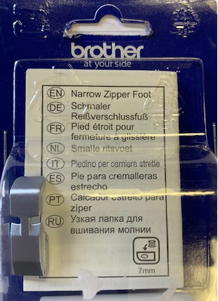 Brother Narrow Zipper foot