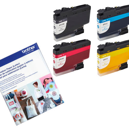 Brother SP1 Sublimation Printer Ink and Paper Bundle