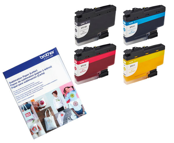 Brother SP1 Sublimation Printer Ink and Paper Bundle
