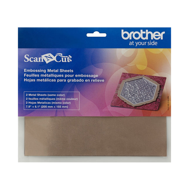 Brother ScanNCut Embossing Brass Metal Sheets CAEBSBMS1