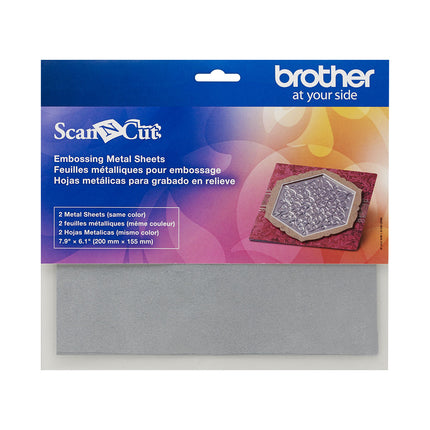 Brother ScanNCut Embossing Silver Sheets CAEBSSMS1
