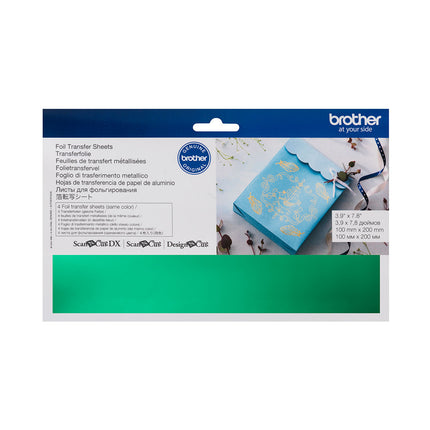 Brother ScanNCut Foil Sheets CAFTSGRN1 - Green