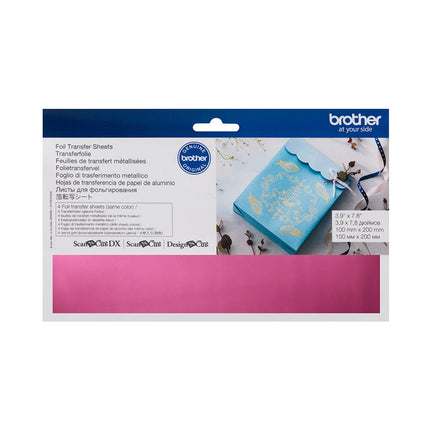 Brother ScanNCut Foil Sheets CAFTSPNK1 - Pink