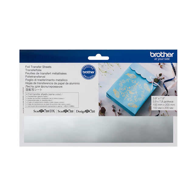 Brother ScanNCut Foil Sheets CAFTSSIL1 - Silver