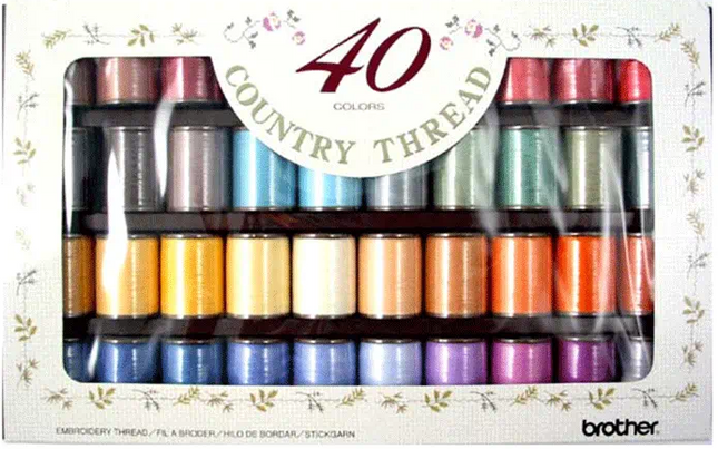 Brother Country 40 Thread Set