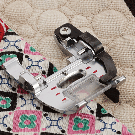 Brother Dual Feed Foot 1/4" Piecing Foot and Guide