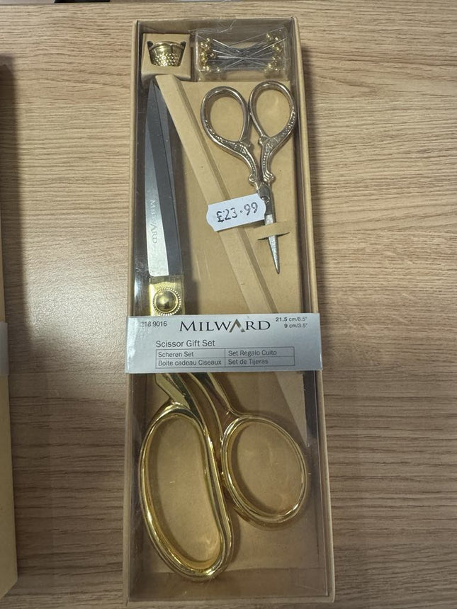 Milward Gold Scissor Gift Set