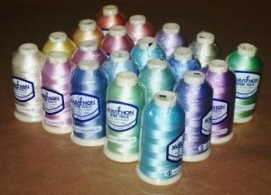 Pack of 20 Pastel Embroidery Threads