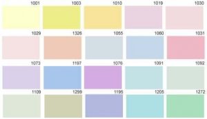 Pack of 20 Pastel Embroidery Threads