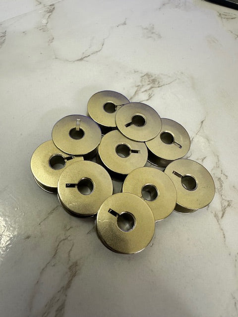Metal Bobbins for Vertical Rotary Hook Bundle of 10